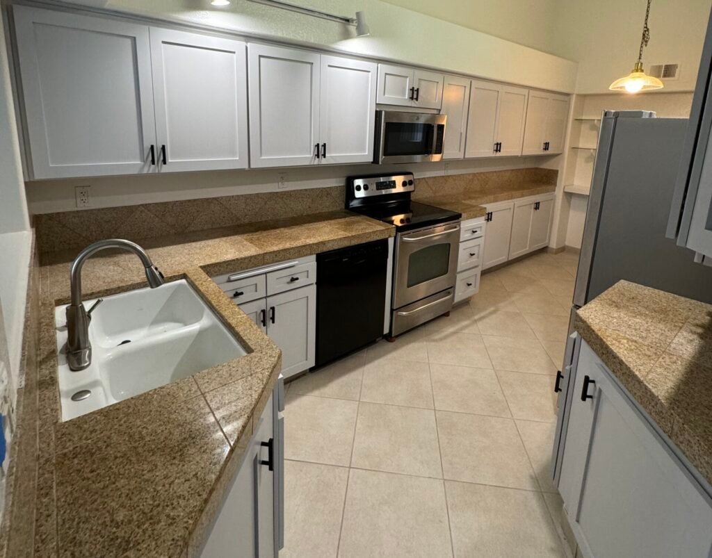 Classic wood kitchen cabinets by Reza Custom