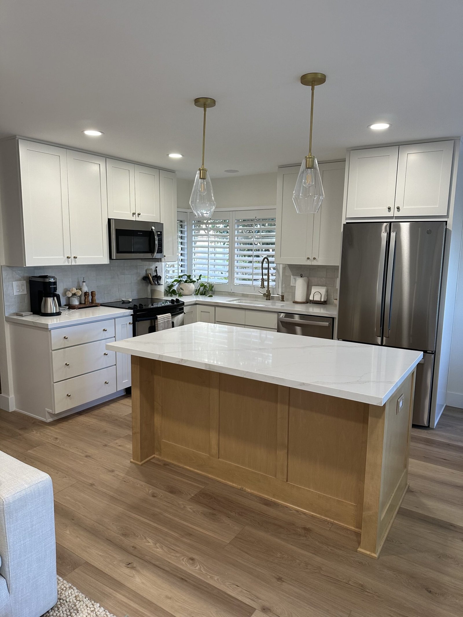custom shaker island cabinets with storage Carlsbad