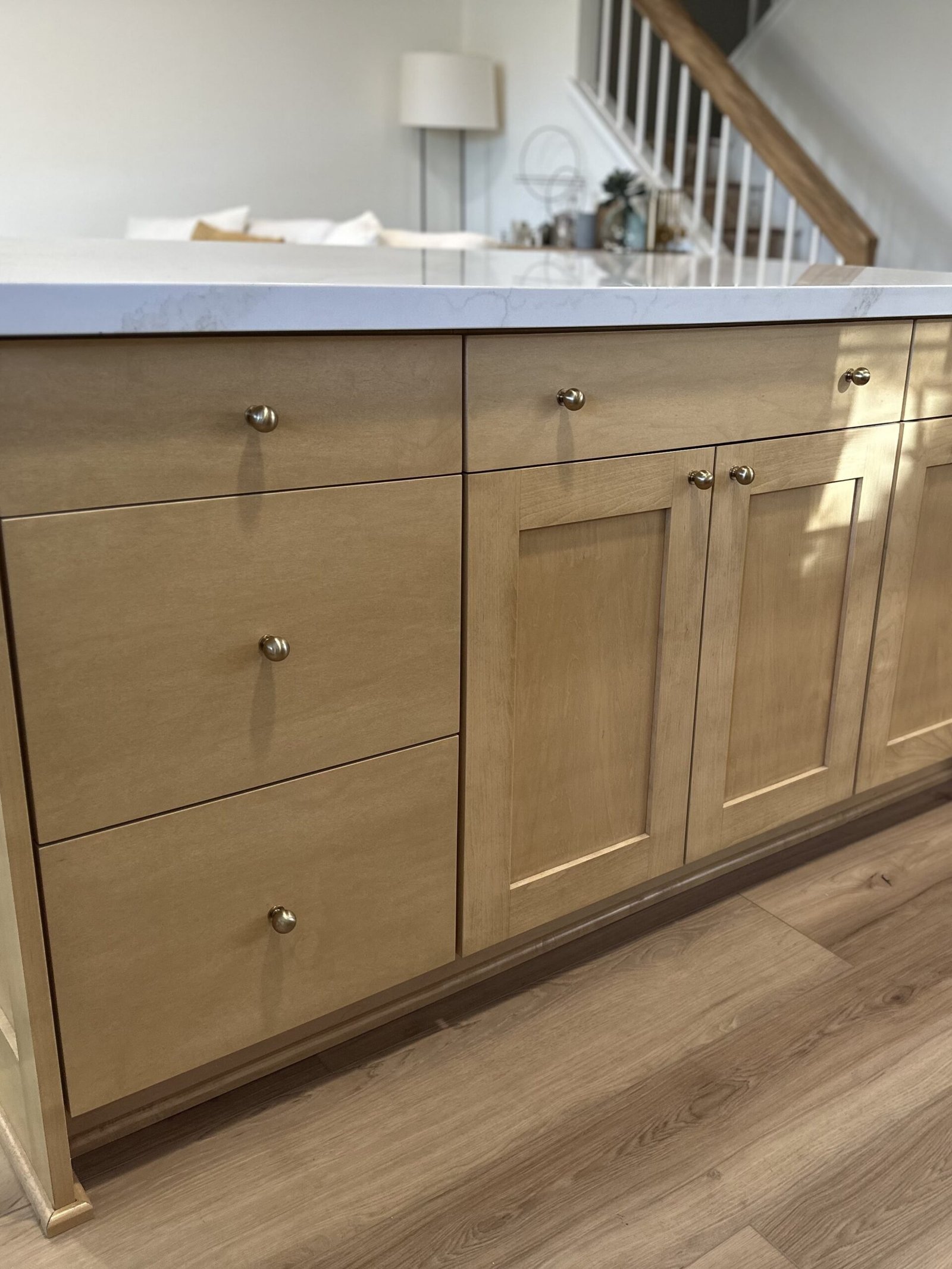 custom shaker island cabinets with storage Carlsbad