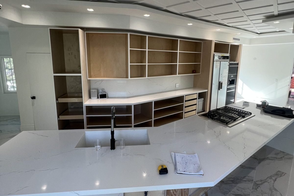 Custom kitchen remodeling project in La Jolla, CA