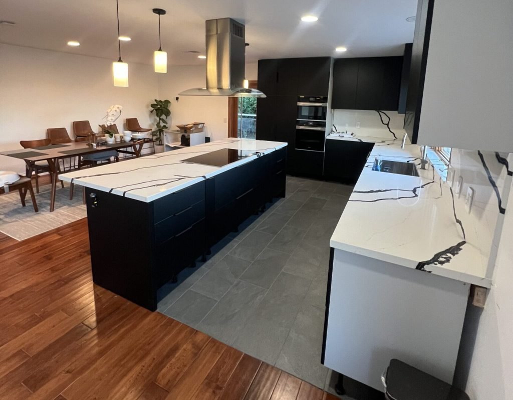 Stylish kitchen renovation by Reza Custom Cabinet