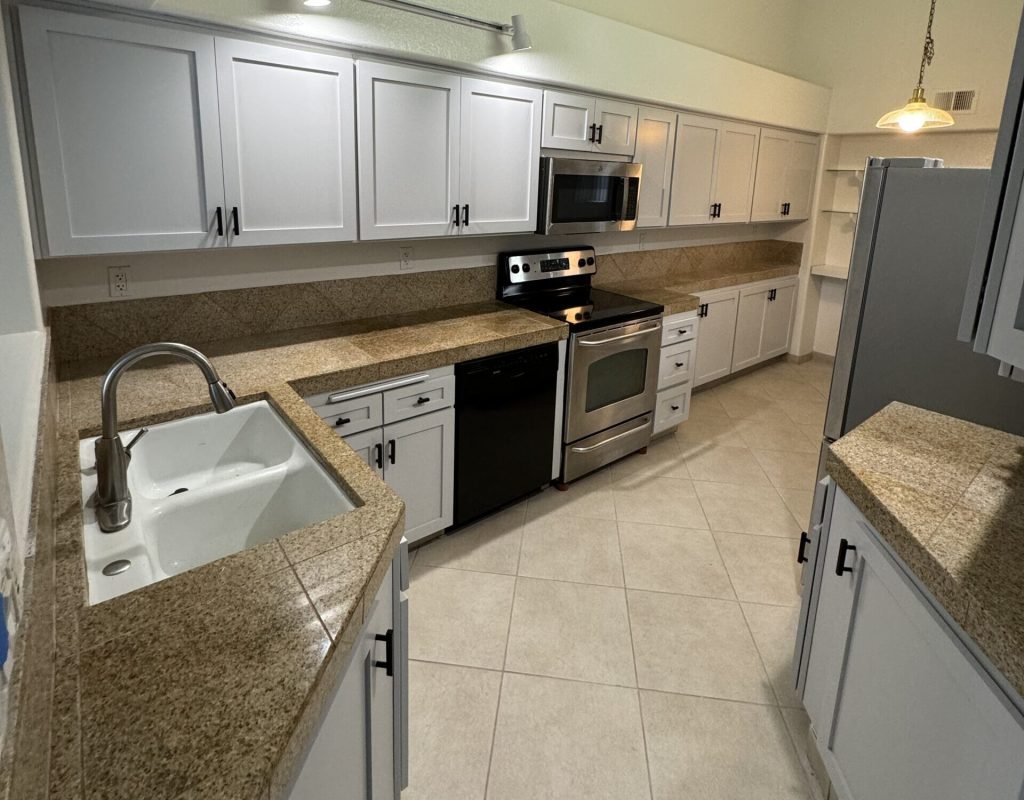 Classic wood kitchen cabinets by Reza Custom