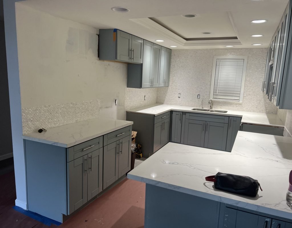 Modern La Jolla kitchen with custom wood cabinets