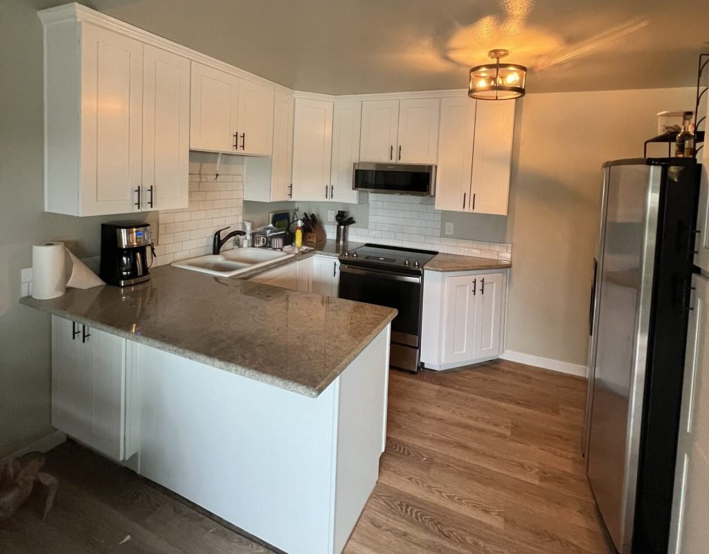 Contemporary kitchen makeover by Reza Custom