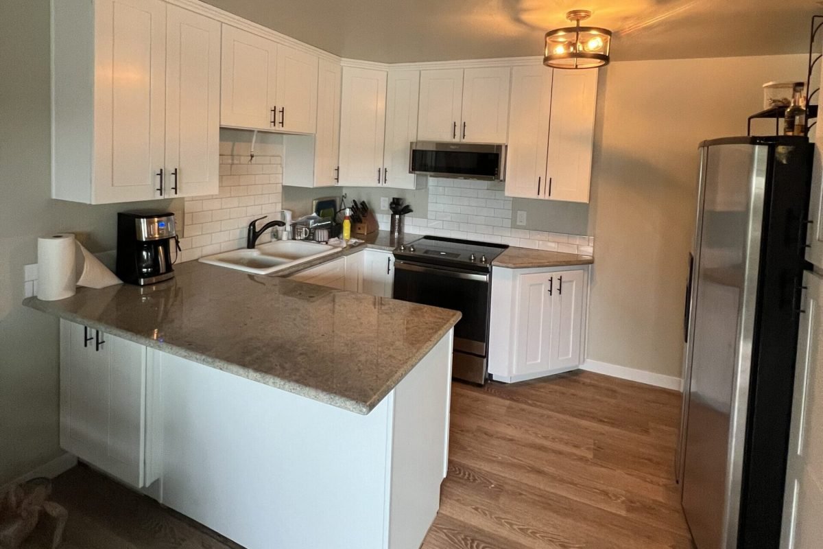 Contemporary kitchen makeover by Reza Custom