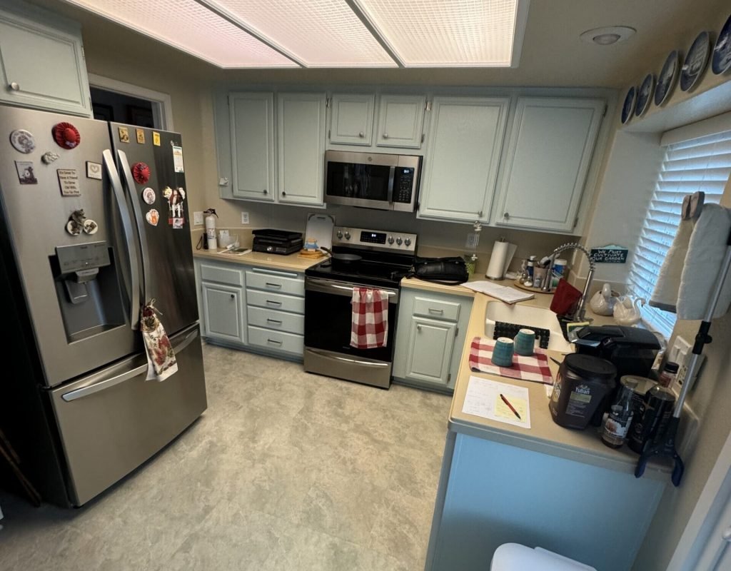 Reza Custom Cabinet & Vanity installing luxury kitchen cabinetry
