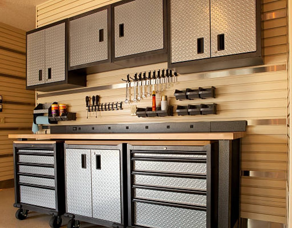 Reza Custom Cabinet & Vanity garage storage installation